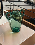 Gemstone amfora vase, sapphire
