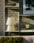 Glassfiber table lamp, off white