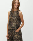 Rihne-M Blouse, Leopard mist