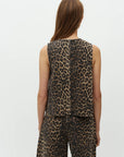 Rihne-M Blouse, Leopard mist