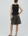 Taline-M Shorts, Leopard mist