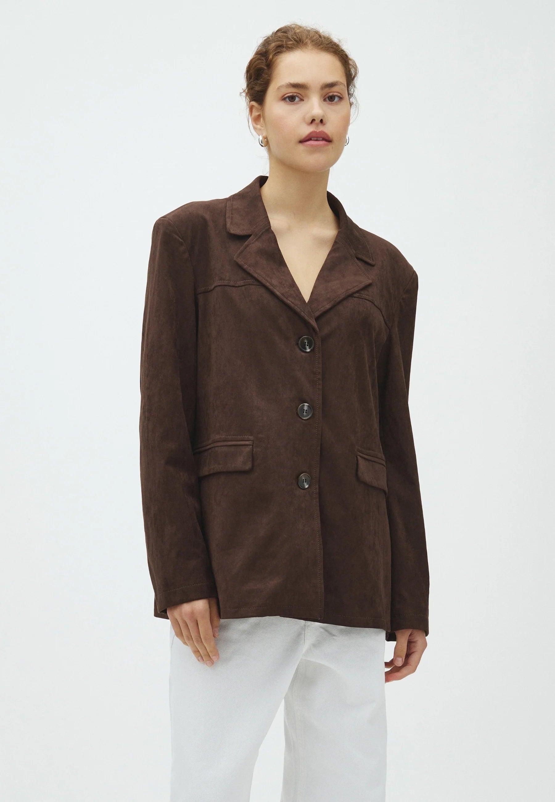 Mabea-M Jacket, Dark Brown