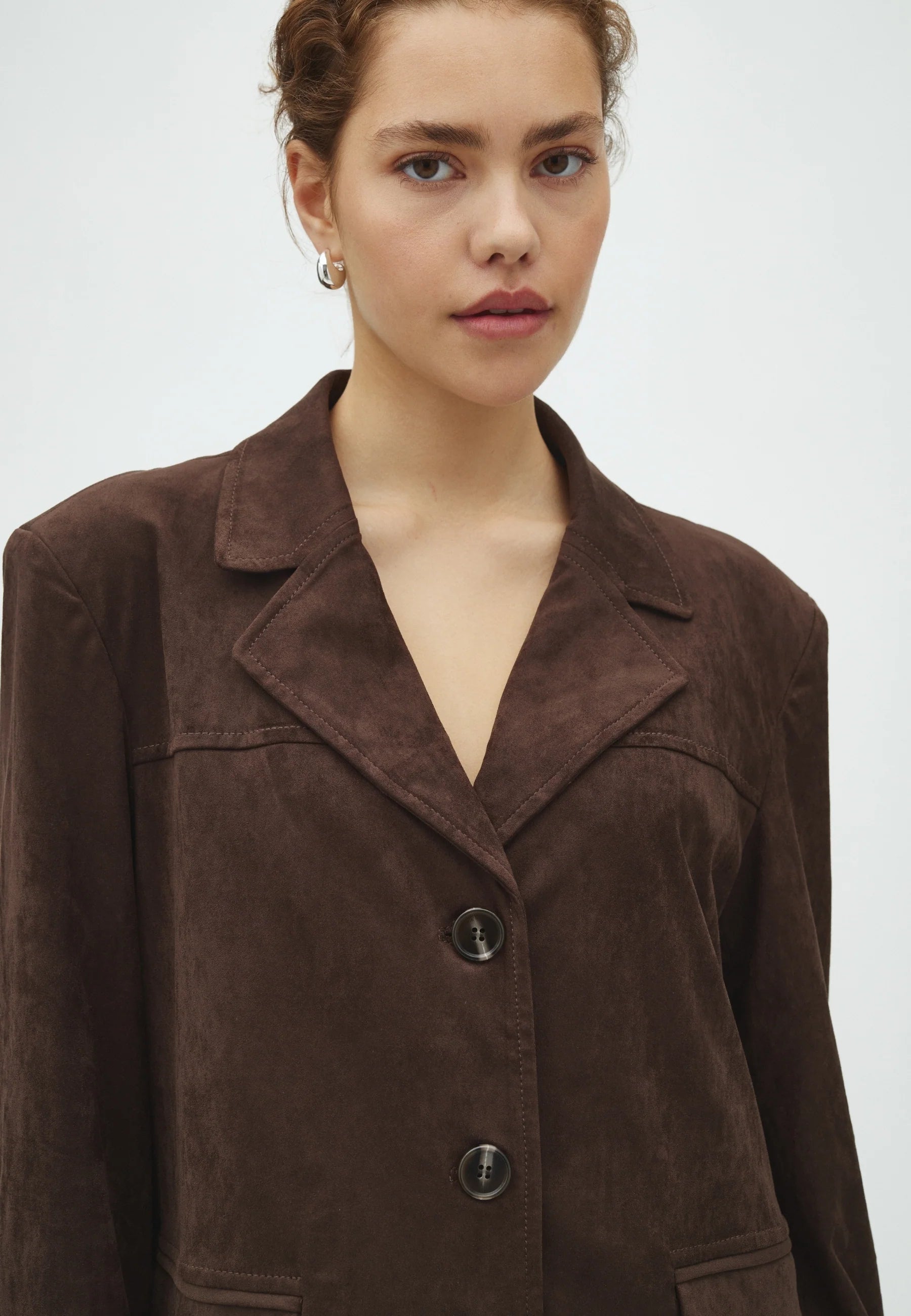 Mabea-M Jacket, Dark Brown