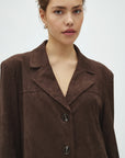 Mabea-M Jacket, Dark Brown