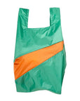 The New Shopping Bag Holly Green & Orange Medium