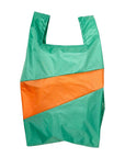 The New Shopping Bag Holly Green & Orange Large