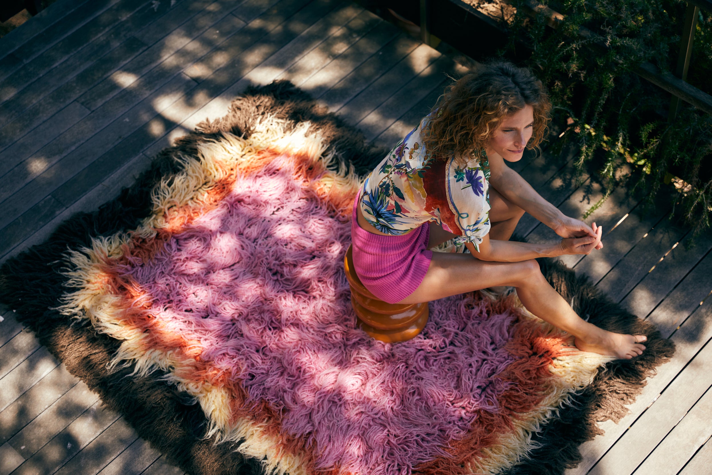 Fluffy rug downtown (120x180cm)