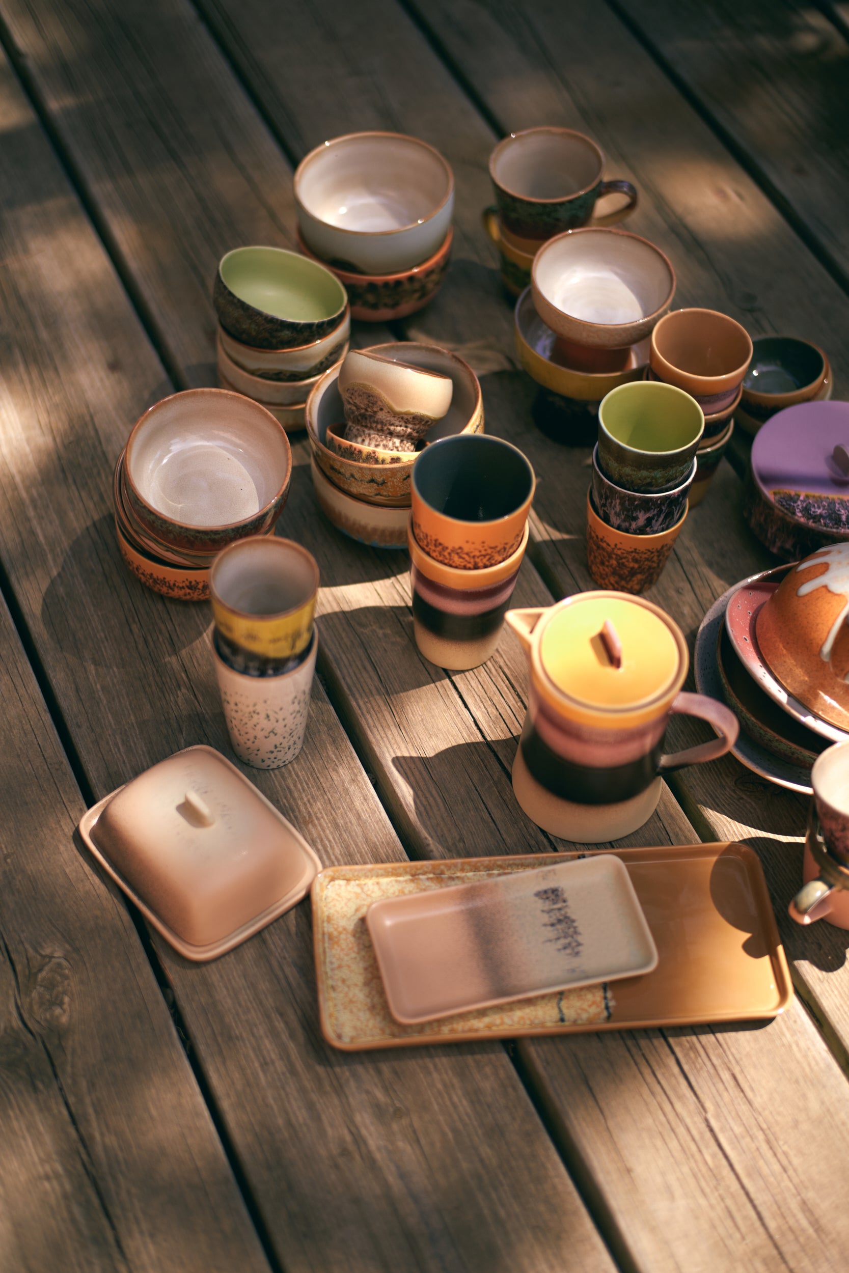 70s ceramics: small trays breeze