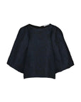 Zasu Jacquard Blouse Midnight