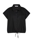 Bieke poplin blouse black