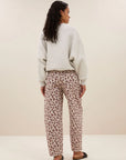 Begum pink cheetah pants