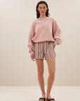 Isa multie stripe athia shorts