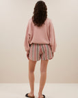 Isa multie stripe athia shorts