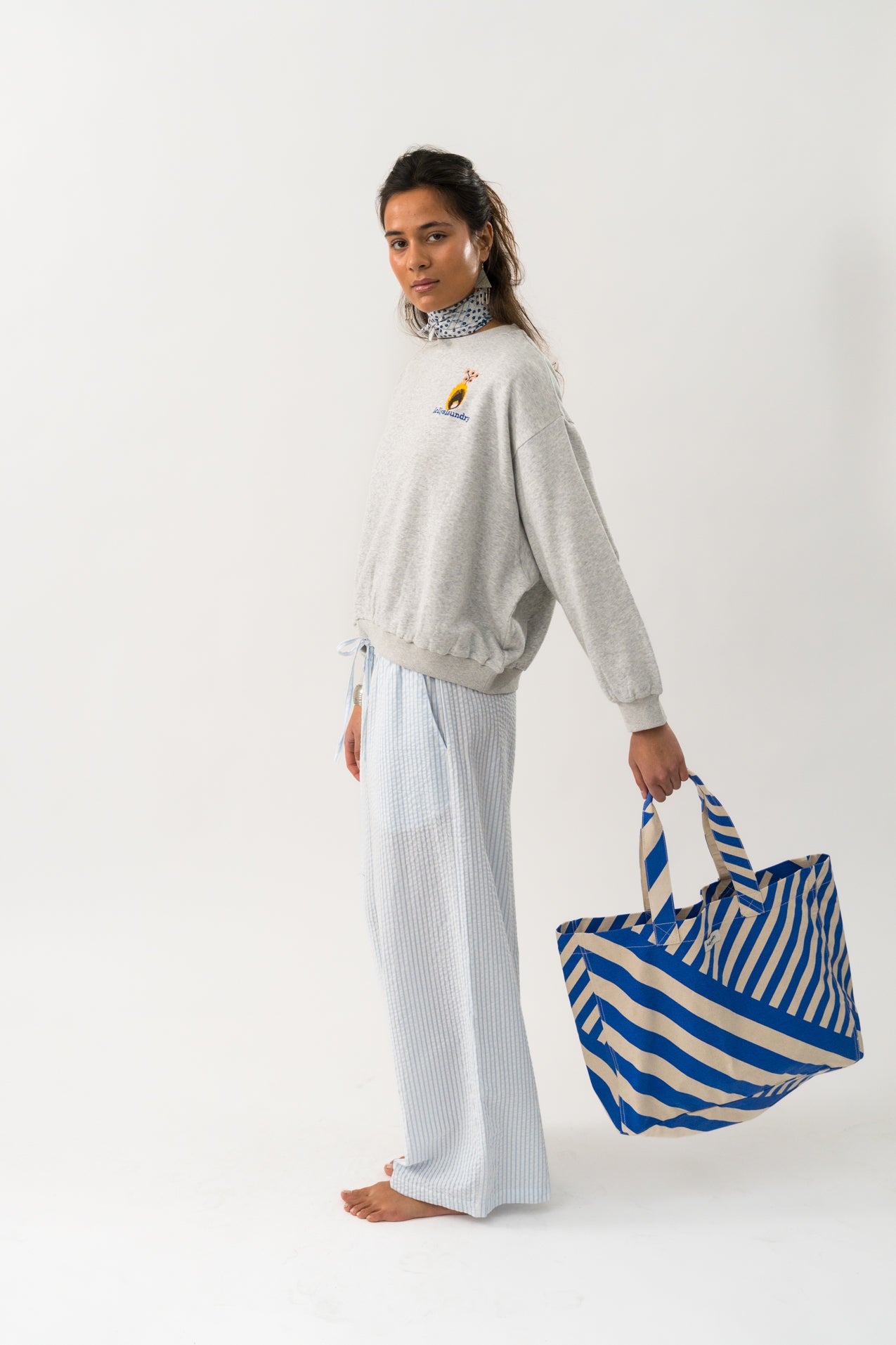 SydneyLL Sweatshirt, Light Grey Melange