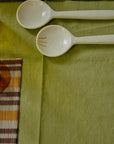Salad cutlery, vanilla (set of 2)