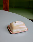 70s ceramics: butter dish, skyline