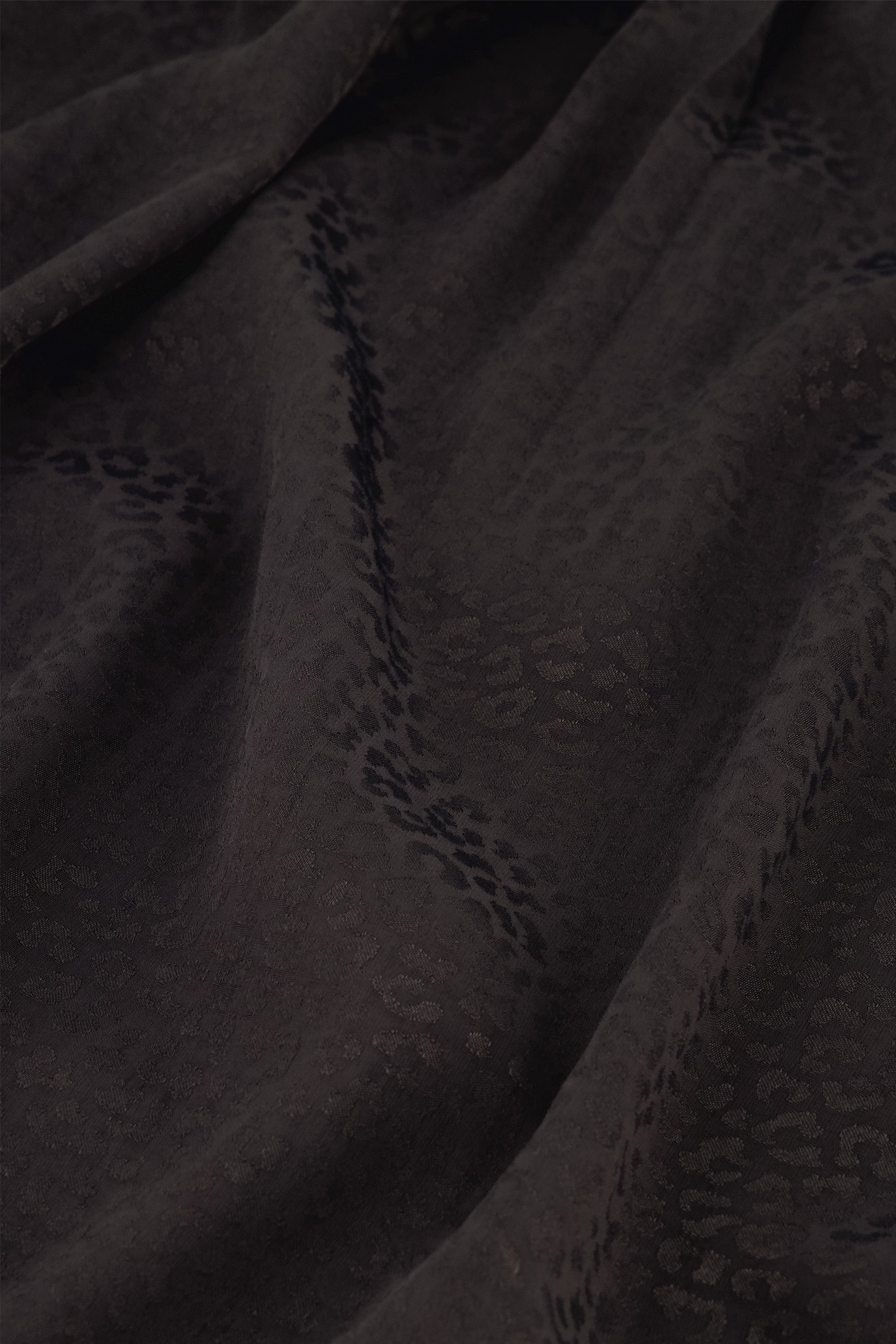 Noi black cheetah blouse, Black cheetah
