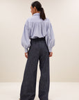 Benji dark twill pants, Midnight