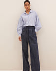 Benji dark twill pants, Midnight