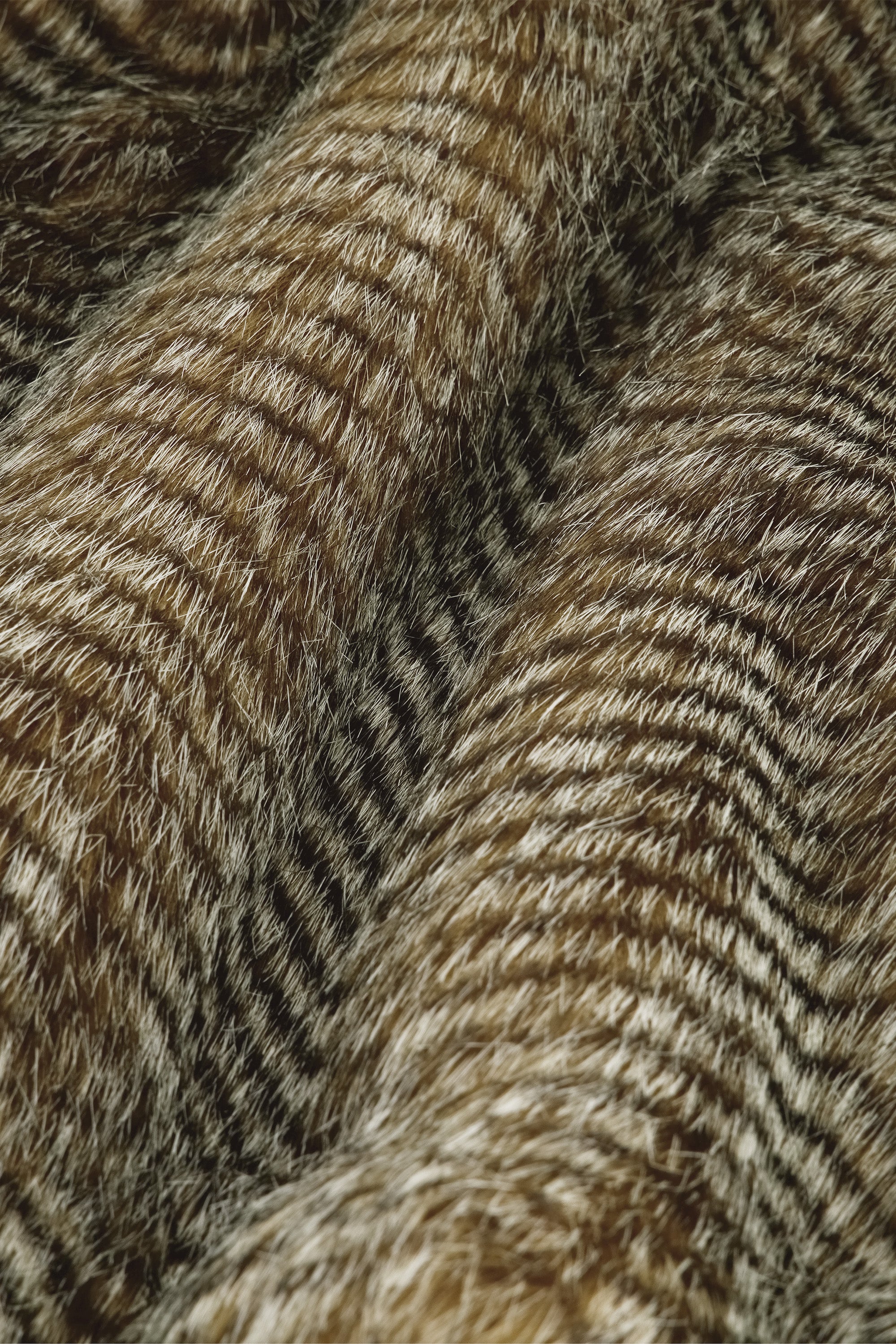 Nori faux fur gilet, Brown