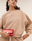 Loua gloss bag, Scarlet red