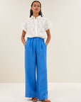 Karly flower blouse, off white