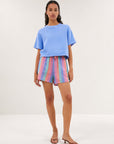Suki sweat top, city blue