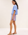 Suki sweat top, city blue