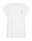 Tobi flame logo top, Bright white