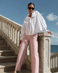 Lew pink rocky pants, pink stripe