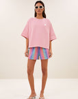 Isa rainbow shorts, rainbow stripe