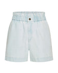 Leon bleached denim short