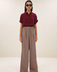 Barley viscose blouse, Wine