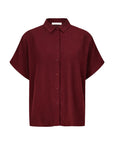 Barley viscose blouse, Wine
