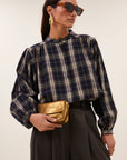 Jagger check blouse, Jagger check