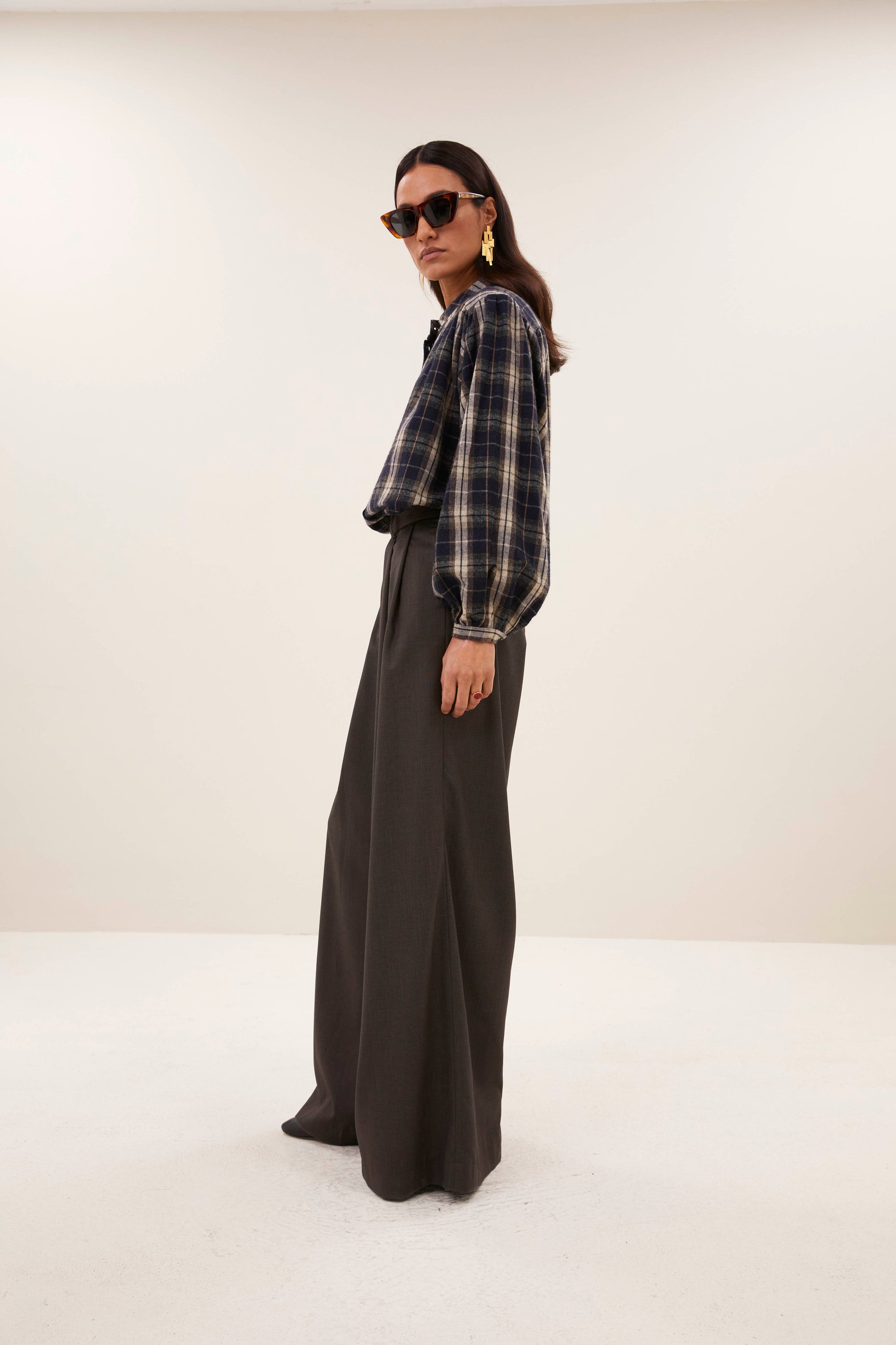 Jagger check blouse, Jagger check