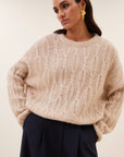 Lora pullover, Chalk