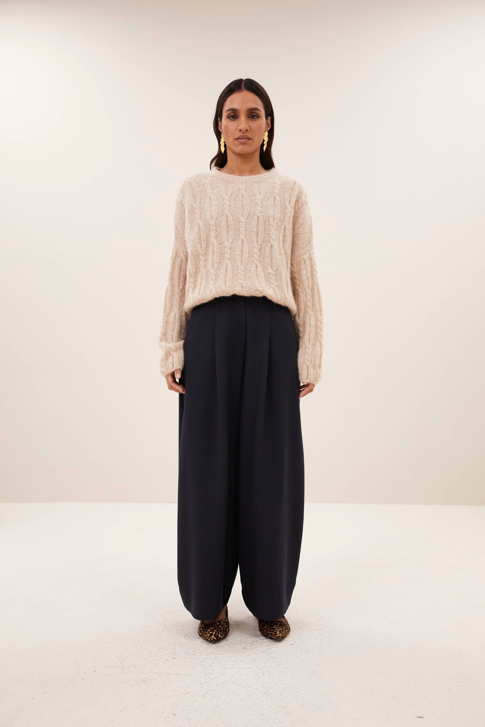 Lora pullover, Chalk