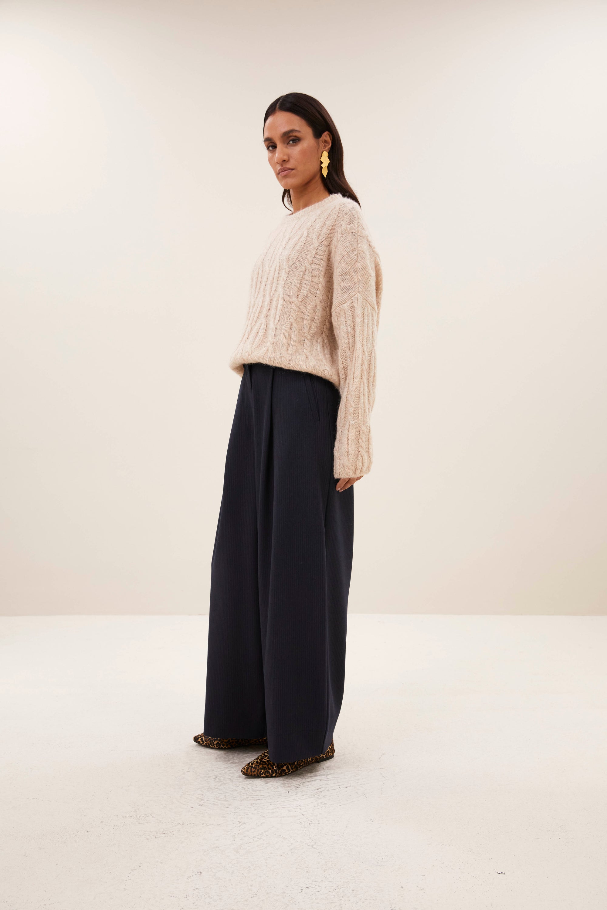 Lora pullover, Chalk