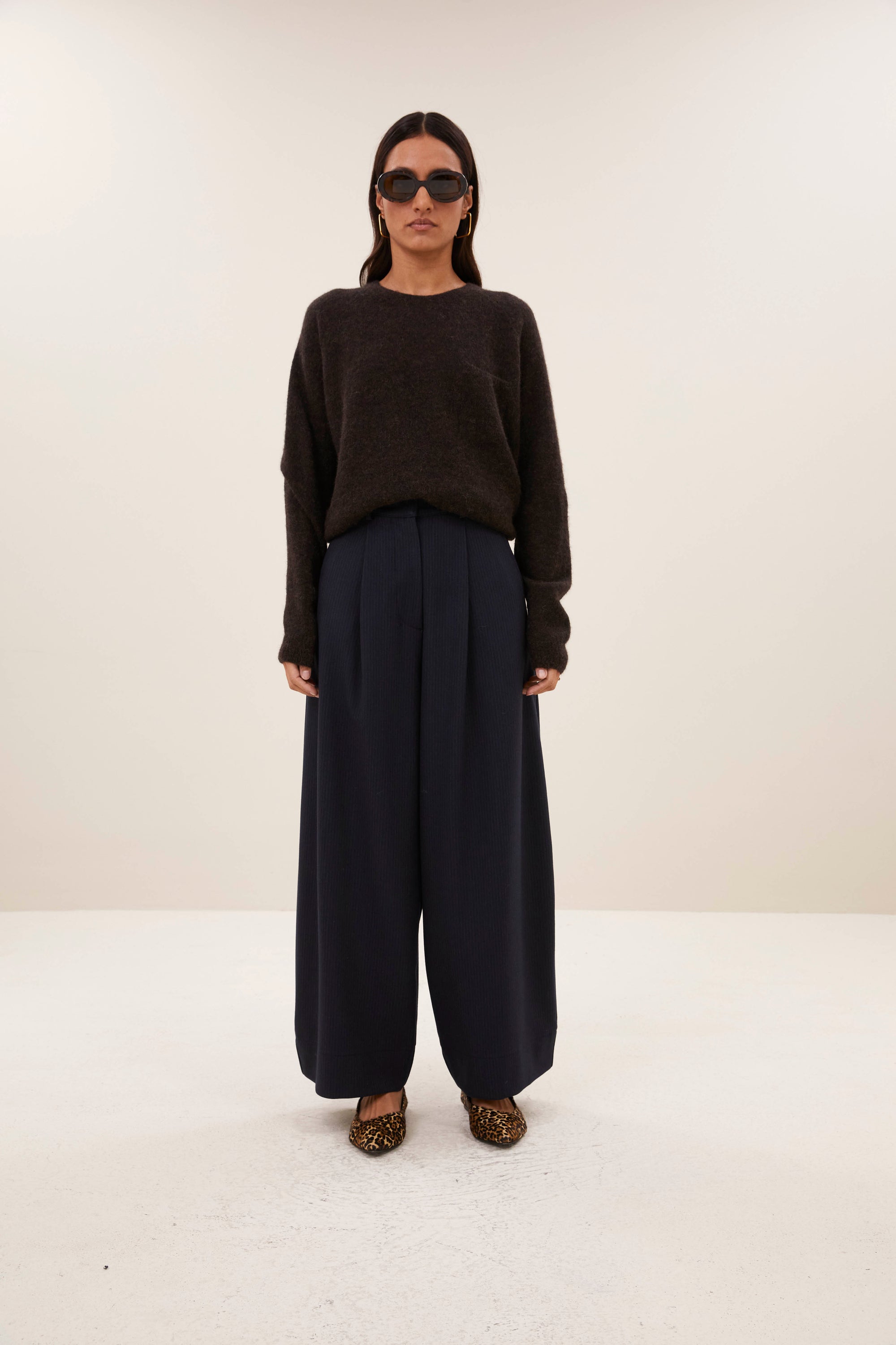 Polly pullover, Deep brown