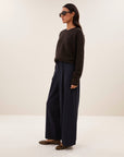 Polly pullover, Deep brown