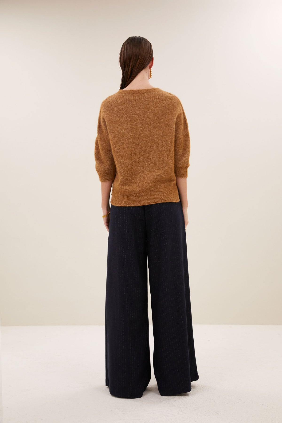 Molly sparkle pullover, camel