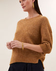 Molly sparkle pullover, camel