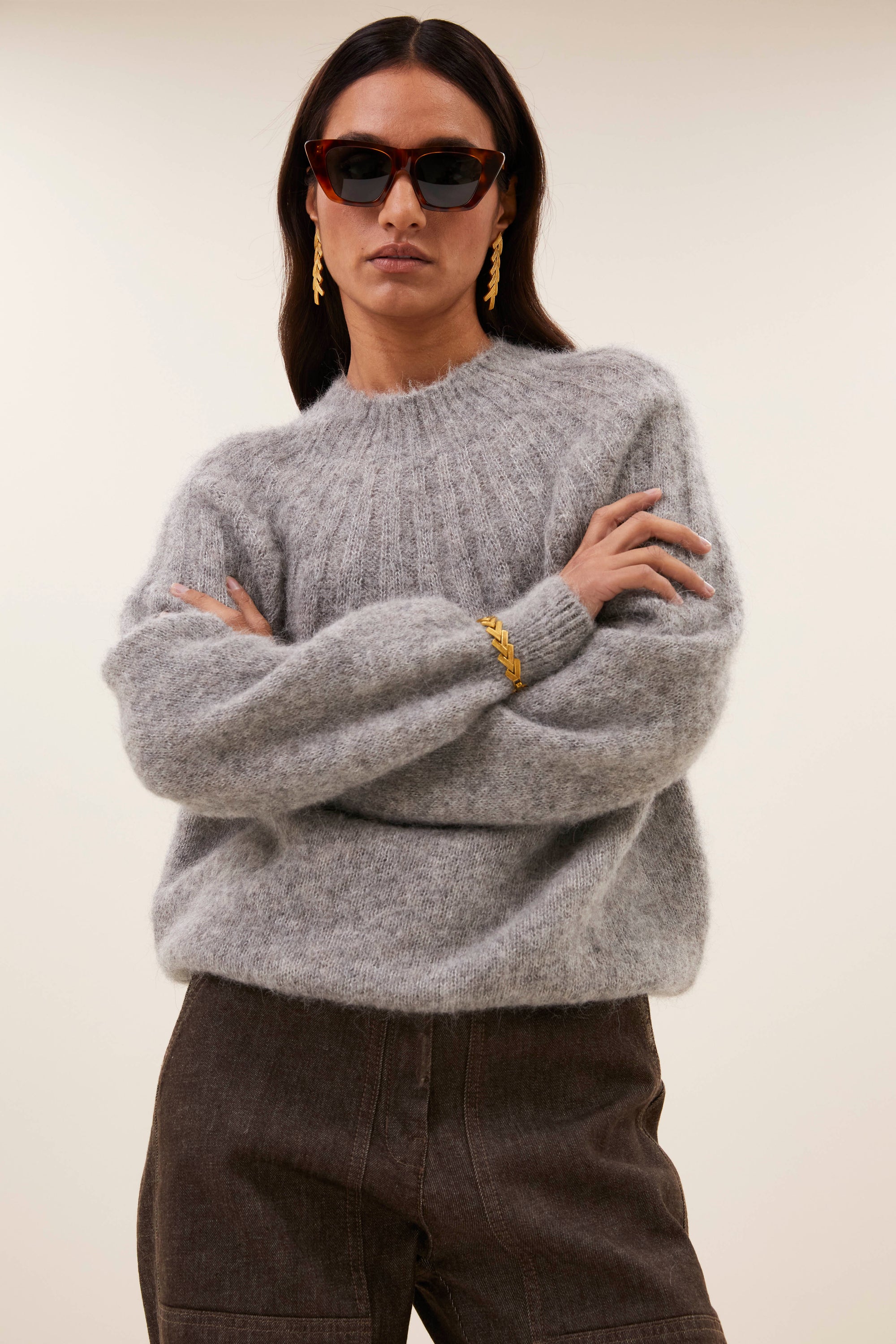Zoe pullover, Grey melee