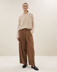 Jule camel pants, Camel