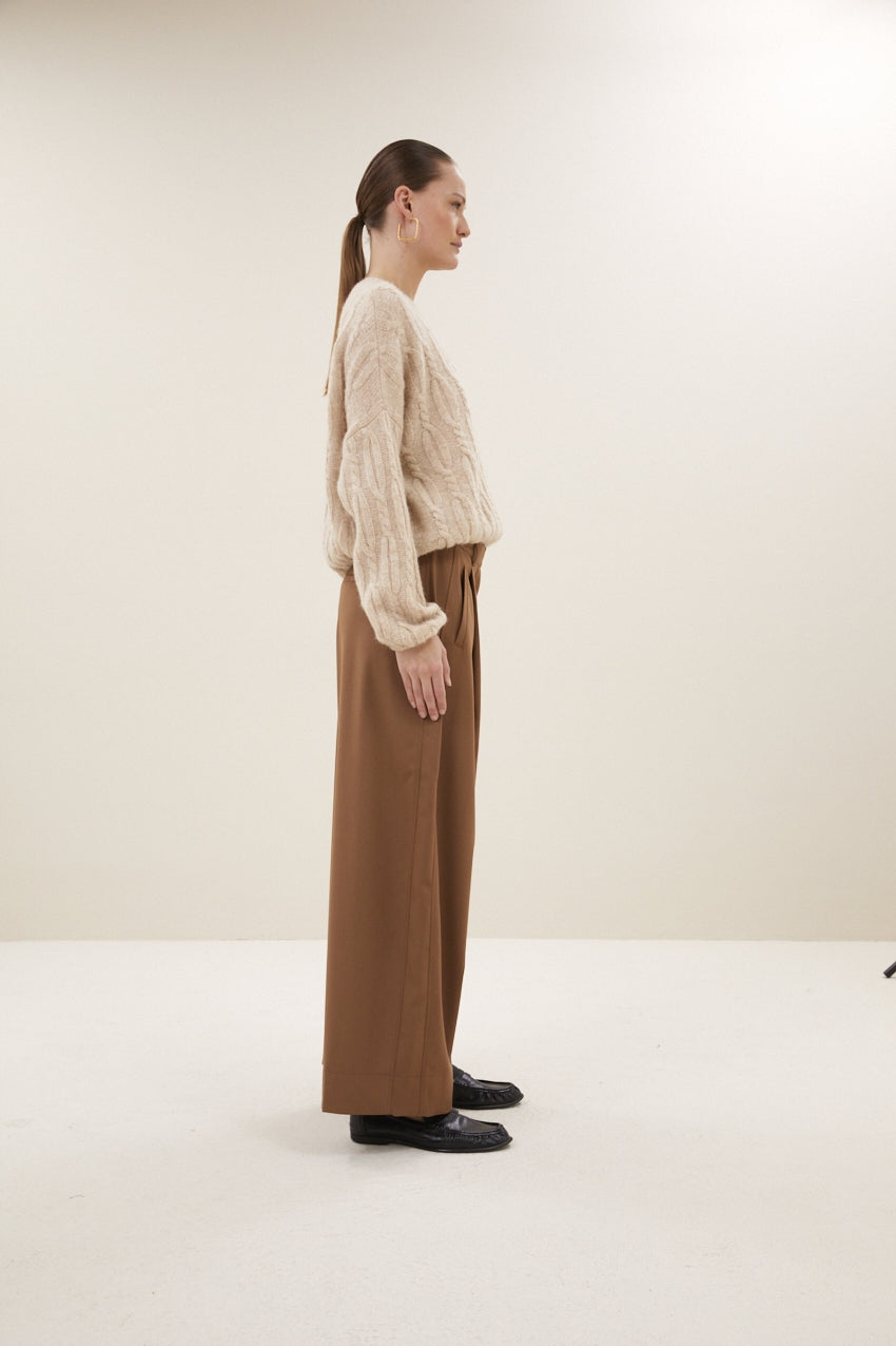 Jule camel pants, Camel