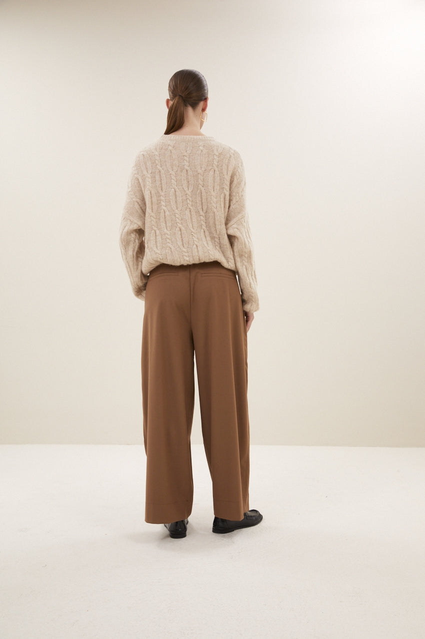 Jule camel pants, Camel