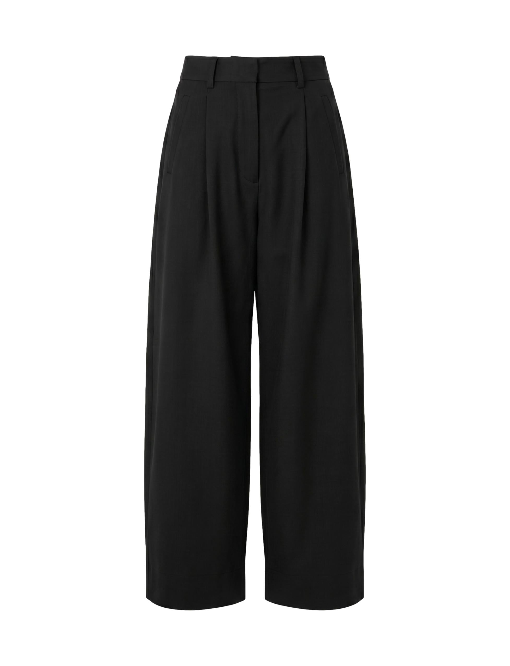 Jule herringbone pants, Black