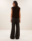 Pelle pinstripe pants, Brown pinstripe