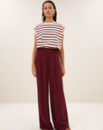 Benji viscose pants, Wine